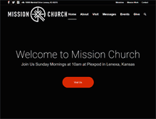 Tablet Screenshot of missionchurchonline.com